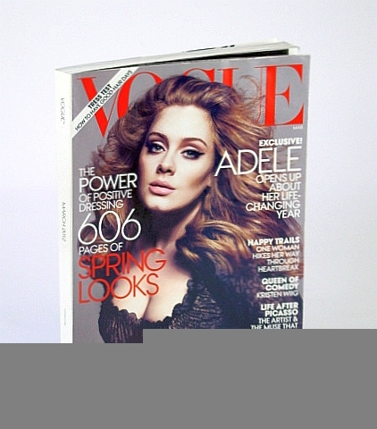 Vogue (US) March 2012 - Adele Cover Photo