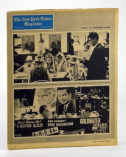The New York Times Magazine, August (Aug.) 30, 1964 - …
