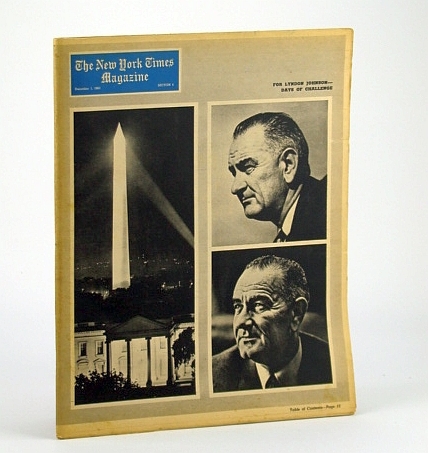 The New York Times Magazine, December 1, 1963: Thirty Years …