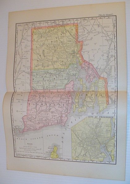 Rand, McNally & Co.'s 1901 Colour Map of the State …
