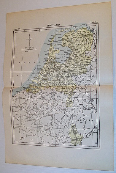 Map of Holland - Circa 1902