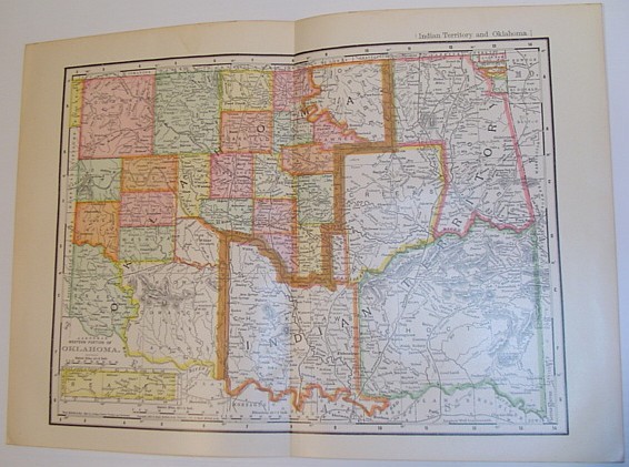 Rand, McNally & Co.'s 1901 Map of the "Western Portion …