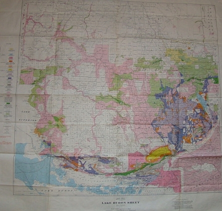 Lake Huron Sheet - Map 155A (Publication No. 1553)