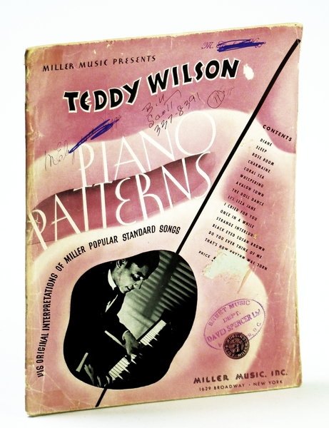 Teddy Wilson Piano Patterns - His Original Interpretations of Miller …