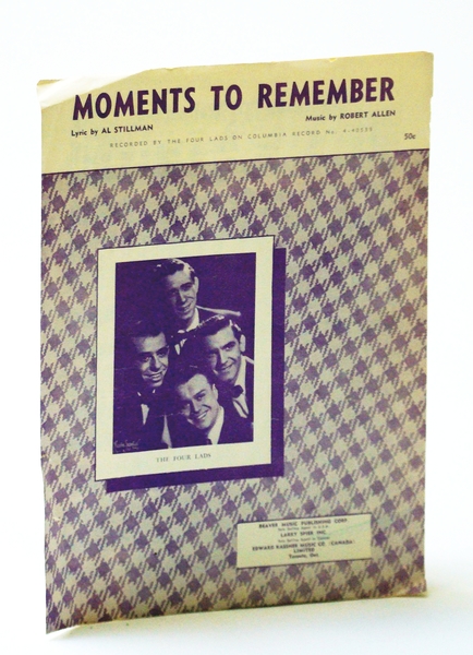 Moments To Remember: Sheet Music for Piano and Voice with …