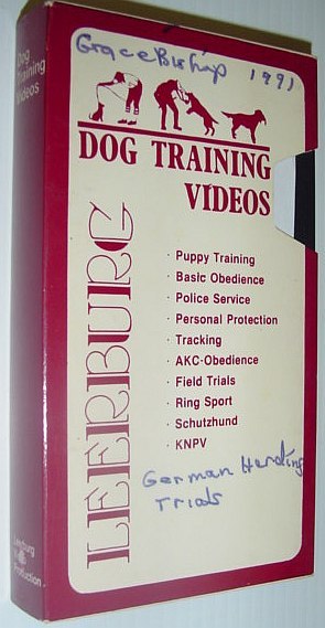 Leeburg Dog Training VHS Video Tape in Case: Germany's Herding …