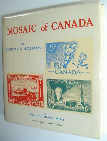Mosaic of Canada on Postage Stamps