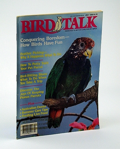 Bird Talk Magazine, July 1988 - Parrot Artist Jonas Englund