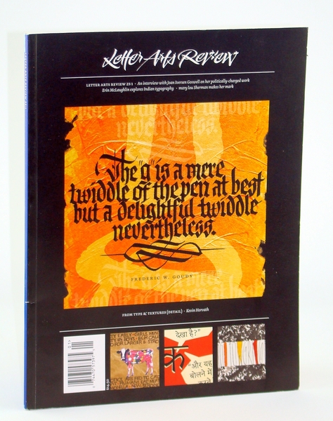 Letter Arts Review, Winter 2011, Volume 25, Number 1 - …