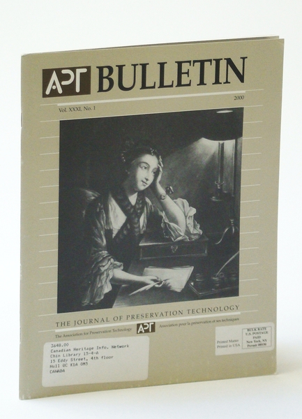 APT Bulletin - The Journal of Preservation Technology, Vol. XXXI, …