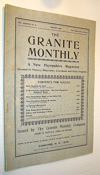 The Granite Monthly - A New Hampshire Magazine Devoted to …