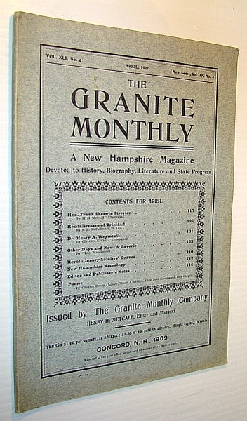 The Granite Monthly - A New Hampshire Magazine Devoted to …