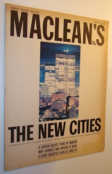 Maclean's Magazine, February 23, 1963: The New Cities
