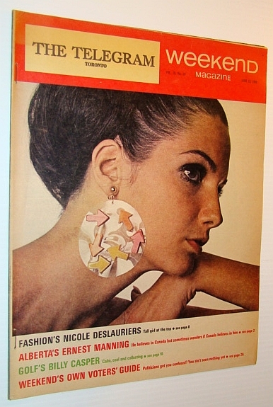 Weekend Magazine, 15 June 1968 (Newspaper Insert) - Nicole Deslauriers …