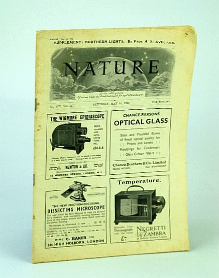 Nature Magazine, No. 3472, Vol. 137, Saturday, May 16, 1936 …