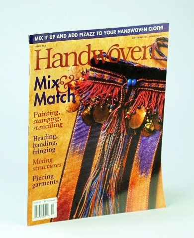 Handwoven (Hand Woven) Magazine, November (Nov.) / December (Dec.) 2000 …