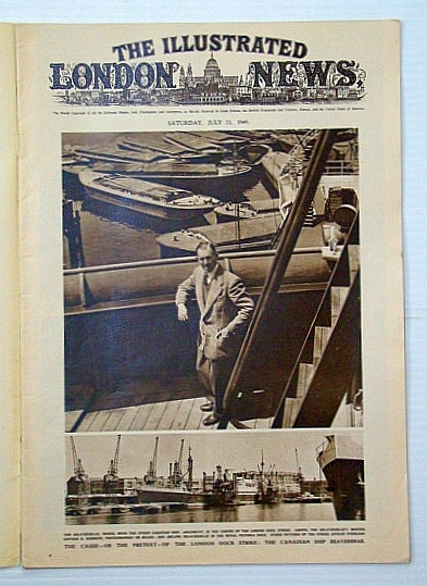 The Illustrated London News, July 23, 1949 - London Dock …