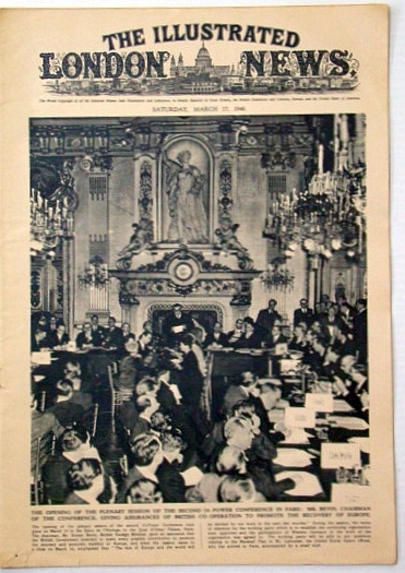 The Illustrated London News, Saturday, March 27, 1948: Signing of …