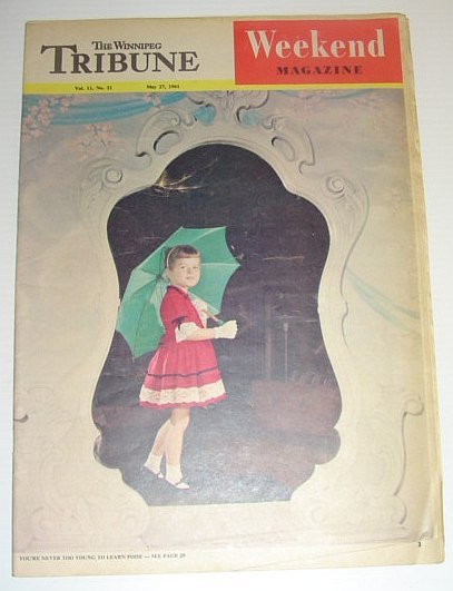 The Winnipeg Tribune - Weekend Magazine, May 27, 1961