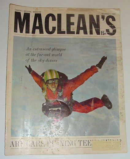 Maclean's Magazine, December 2, 1964 - Are Cars Ruining Teenagers?