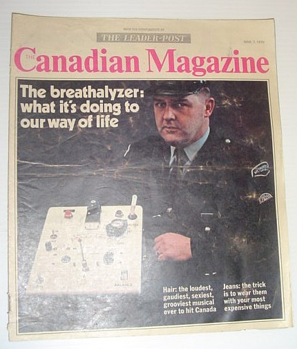 The Canadian Magazine, March 7, 1970 *COVER PHOTO OF COP …