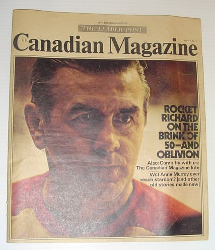 The Canadian Magazine, 1 May 1971 *COVER PHOTO OF MAURICE …