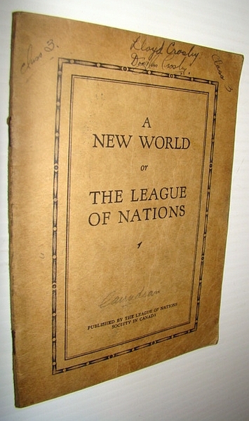 A New World or The League of Nations