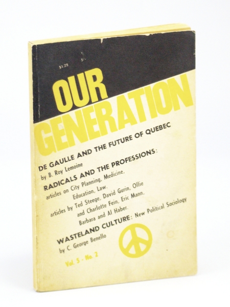 Our Generation, September [Sept.] 1967, Volume 5, Number 2 - …