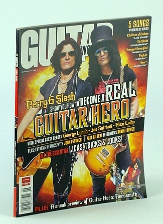 Guitar World Magazine, June, 2008: Joe Perry / Slash Cover …