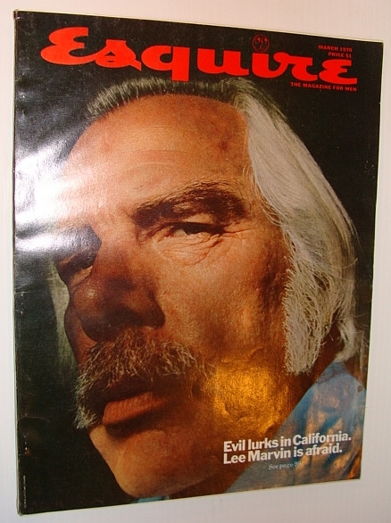 Esquire Magazine, March 1970 - Lee Marvin Cover - Evil …