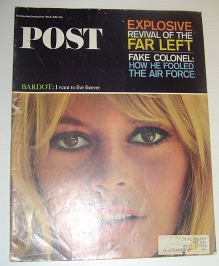 The Saturday Evening Post, May 8, 1965 *BRIGITTE BARDOT COVER …