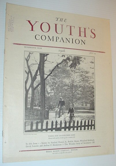 The Youth's Companion, July 29, 1926 *PHOTO OF VERY OLD …