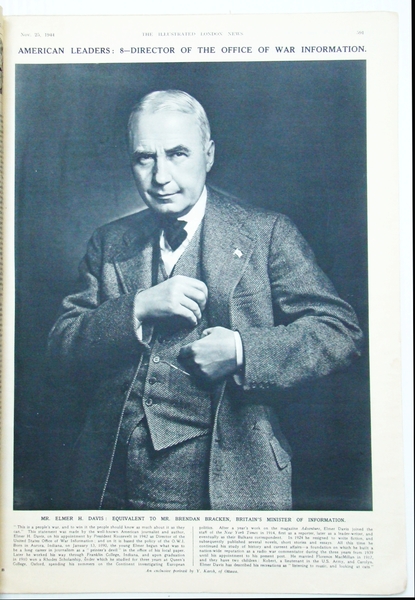 The Illustrated London News (ILN), November (Nov.) 25, 1944 - …