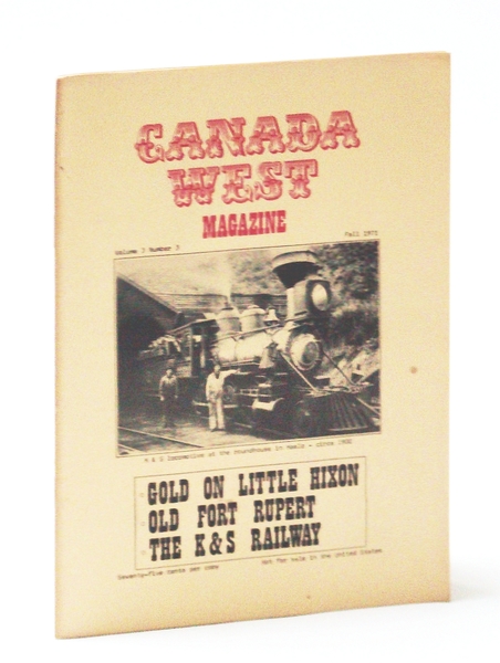 Canada West Magazine, Fall 1971, Volume 3, Number 3 - …