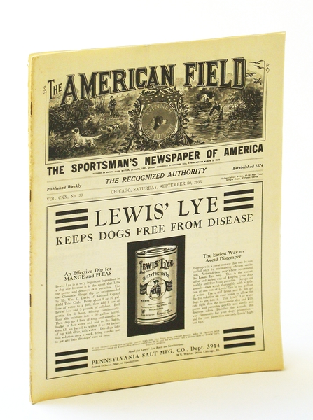 The American Field - The Sportsman's Newspaper [Magazine] of America, …