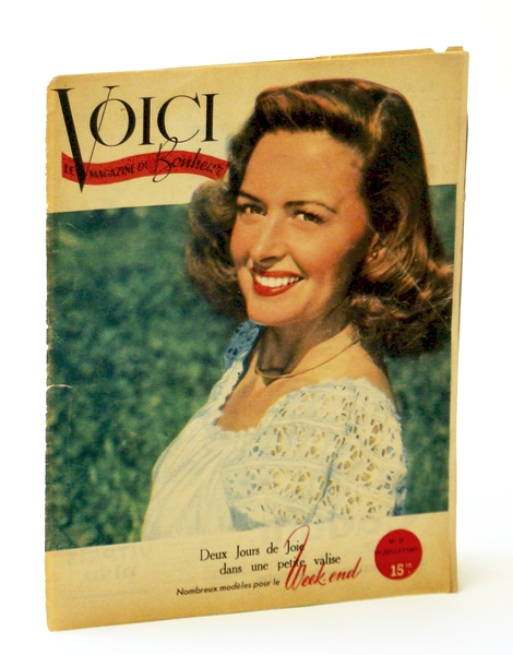 Voici - Le Magazine Du Bonheur, No. 31, 1er Juillet …