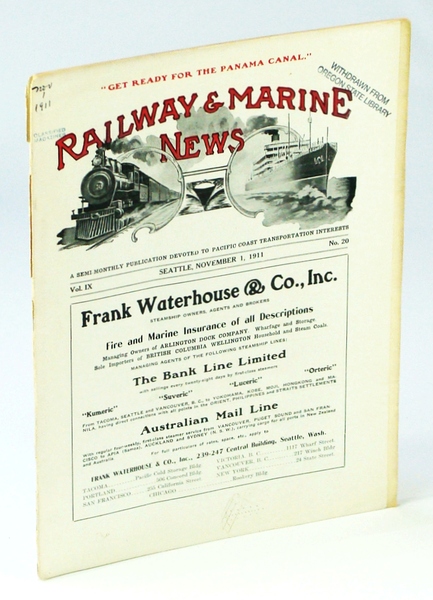 Railway & Marine News, A Semi-Monthly Publication Devoted to Pacific …