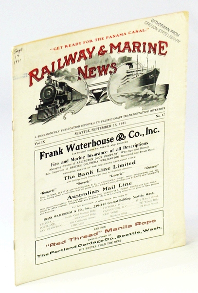 Railway & Marine News, A Semi-Monthly Publication Devoted to Pacific …