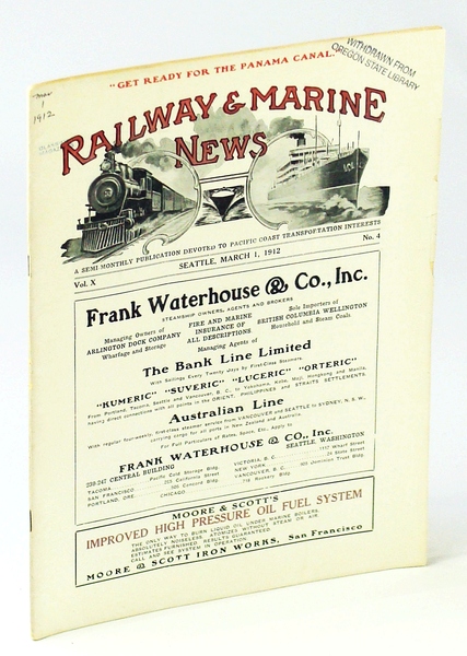 Railway & Marine News, A Semi-Monthly Publication Devoted to Pacific …