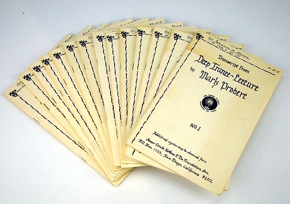 Transcript From Deep Trance-Lecture: Complete Set in 14 (Fourteen) Booklets
