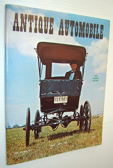 Antique Automobile Magazine, August-September 1960 *Special Electric Vehicle Issue*