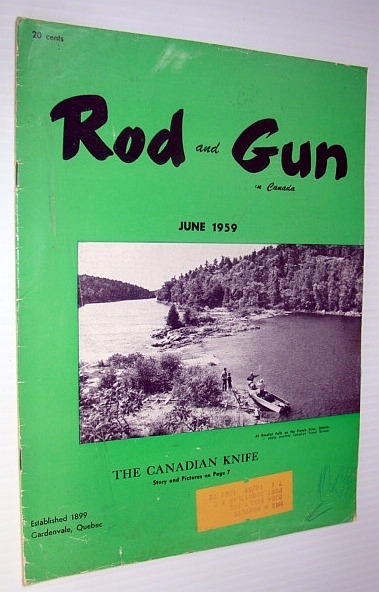 Rod & Gun in Canada Magazine, June 1959: The Canadian …