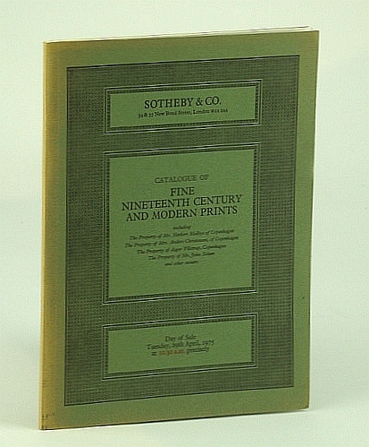 Sotheby & Co. Catalogue of Fine Nineteenth Century and Modern …