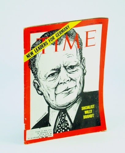 Time Magazine, October (Oct) 10, 1969 - Willy Brandt Cover …