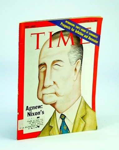 Time Magazine, November (Nov.) 14, 1969 - Spiro Agnew Cover …