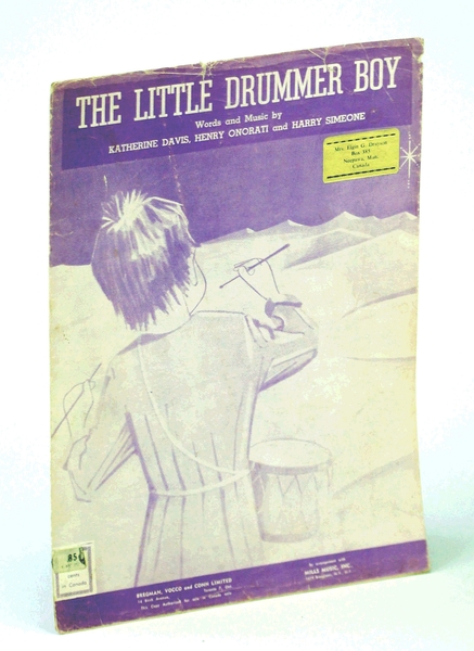 The Little Drummer Boy: Piano Sheet Music with Lyrics and …