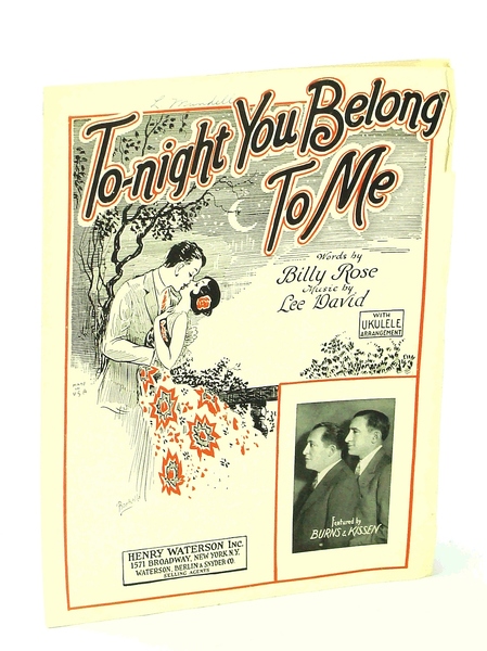 Tonight You Belong to Me - Sheet Music for Voice …