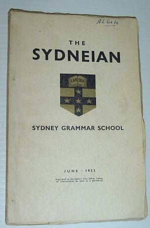 The Sydneian, June 1953 - Sydney (Australia) Grammar School