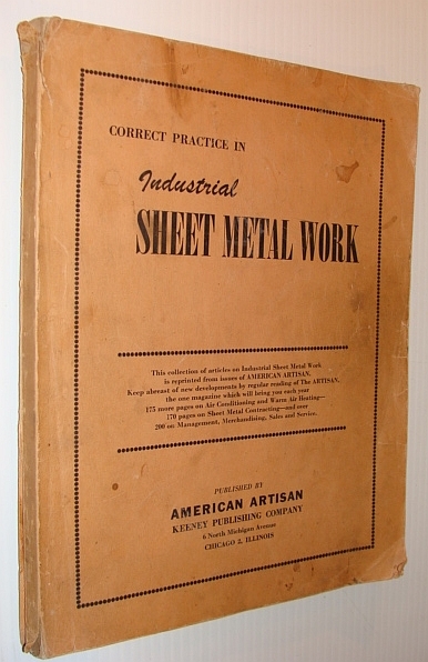 Correct Practice in Industrial Sheet Metal Work