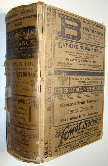 Wrigley's British Columbia Directory 1932 - Volume 42